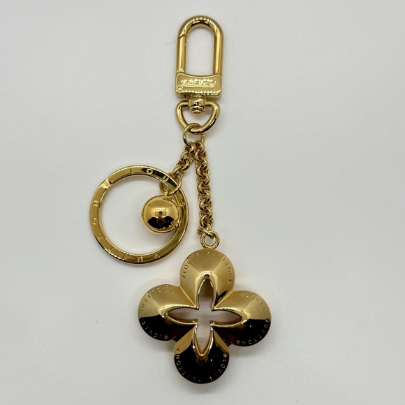Louis Vuitton Gold Porte Clés Eclipse Key Chain - Picture 4 of 4